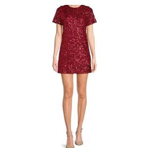 Baltic Born Sequin T-shirt dress Size Large NWT